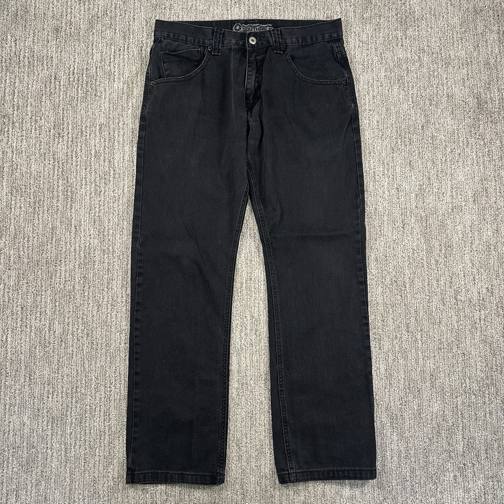 Vintage Y2K Southpole Black Jeans Men's 34 (Fits 34x32) Baggy Skater